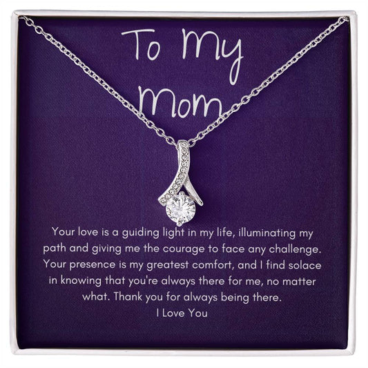 To My Mom Alluring Beauty Necklace gift2